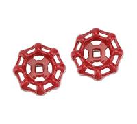 Angoily 2 Pcs Garden Hose Shut Off Valve Handle Decorative Hand Wheel Metal Hand Wheel High Reliability Parts