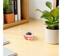 Angoily 2 Rolls Fluorescent Arrow Directional Stickers Adhesive Facility Signs High Visibility Glow Labels for Emergency Evacuation Safety and Organizing in Offices Schools Malls