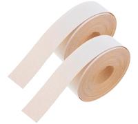 Angoily 2 Rolls Lampshade Edging Tape Self Adhesive Cloth 16.4ft Beige Two | Edge Protection, Easy Installation, Living Rooms and Studies, Light Shade Accessory, Craft Supply
