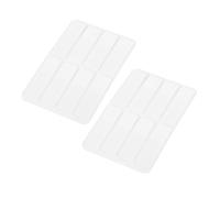 Angoily 2 Sets Simple Frosted White Sticky Tabs Portable Page Markers for Binders Planners Calendars Secure Adhesion Index Labels for Effortless Highlighting and Organizing Key Information