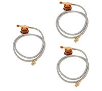 Angoily 2 Sets Small Converter Gas Cylinder Hose Gas Tank Adapter Head Hose Adapter Tank
