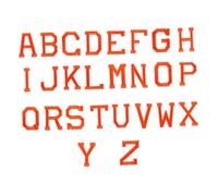 Angoily 2 Sets Stereoscopic English Letter Embroidery Patches DIY Cloth for Unique Decoration Clothing Bags Crafts for Adults Bright Color Design