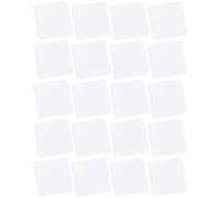 Angoily 20 Pcs Double Sided Pad Fixing Sticker 2.36x2.36x0.05inch Strong Adhesion Invisible Bonding Practical Design for Fixing Paintings on Wood Glass