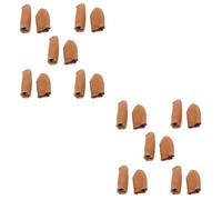 Angoily 20 Pcs Needle Felting Finger Cots Protective Thimble Covers for DIY Sewing Crafts Cut Resistant Finger Protectors for Handwork Suitable for Hand Sewing and Knitting Random Color