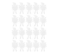 Angoily 20 Pieces Blank Cardboard Cutouts Fairy Shapes 8.66X4.72In Diy Paintable Figurines for Preschool Crafts Classroom Art Projects and Party Decorations