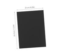 Angoily 20 Sheets Black DIY Card Paper Thick Crafting Stock for Painting Scrapbooking Paper Cutting Handmade Art Projects Safe Lightweight Material for Teens and Adults
