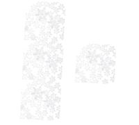 Angoily 200 pcs Mini Resin Snowflake Decorations for Xmas DIY Crafts Micro Landscape Snowflake Ornaments for Christmas Tree and Home Party Decor Winter Holiday Accessories