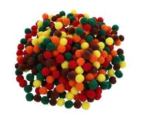 Angoily 2000Pcs Small Pom Pom Balls for Crafts 1Cm Fuzzy Pompoms Assorted Colors DIY Craft Materials for Scrapbooking, Crochet Hats, Christmas and Valentine Decorations