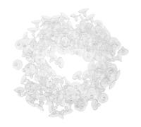 Angoily 200pcs 19mm PVC Suction Cups for Glass Table, Multipurpose Sucker Pads Without Hooks for Home Decoration, Bathroom, Kitchen and Window Organization