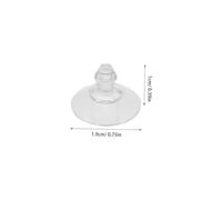 Angoily 200pcs 19mm PVC Suction Cups Pads Without Hooks, Multi-Purpose Sucker Pads for Glass Table Tops, Furniture Protection, and Home Decoration