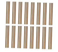 Angoily 200pcs Copper Tube Beads for Jewelry Making Seamless Metal Spacer Tubes for Bracelets and Necklaces DIY Craft Supplies for Bead Weaving and Charm Accessories