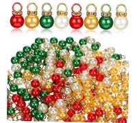 Angoily 200pcs Mini Christmas Tree Ornaments Faux Small Baubles for Holiday Decorations Compact Balls for Wreaths Crafting and Xmas Tree Hanging