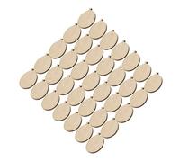 Angoily 200pcs Unfinished Balloon Wood Slices DIY Blank Round Wooden Discs Cutouts for Painting Crafting Wedding Birthday Decorations Wood Hanging Ornaments