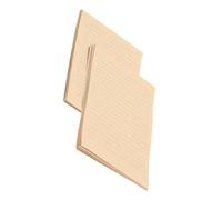 Angoily 200pcs Vintage Kraft Paper Lined Writing Sheets Thick Stationery for Letters Journals Crafts with Old-Fashioned Retro Style