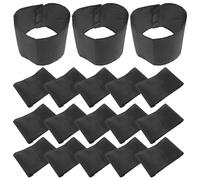 Angoily 20pcs Black Cloth Funeral Arm Band for Mourning and Sacrifice, Praying Arm Band Comfortable Fit Suitable for Memorial and Grave-sweeping Events