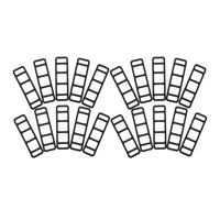 Angoily 20pcs Black Rubber Replacement Straps for Dash Cam Rear View Mirror Mount, Reliable and Wide Compatibility Elastic Band for Car Dash Camera Bracket Accessories