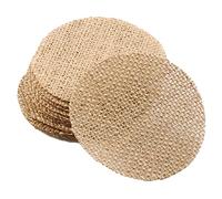 Angoily 20Pcs Christmas Burlap Cutouts Durable Ornaments for Tree Wall and Door Decorations Easy DIY Craft Shapes for Holiday Festivities