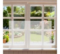 Angoily 20pcs Clear Plastic Sheet Panels for DIY Dollhouse Window Panes Transparent PVC Craft Sheets for Miniature Building Plastic Window Replacement Material