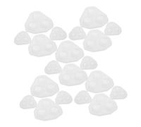 Angoily 20PCS Diamond Shaped Silicone Jewelry Molds for Resin Epoxy Crafting Reusable Small Large Stones DIY Moulds for Handmade Jewelry Making and Decorations