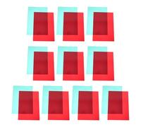 Angoily 20pcs Gel Light Filter Overlays Correction Plastic Sheets Transparency Film