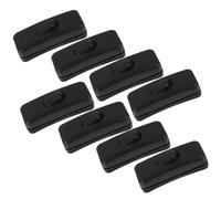 Angoily 20pcs Inline Cord Tactile Push Button Switch for Table and Floor Lamps Abs Material Control Use Lamp Power Toggle for Bedroom Lighting