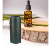 Angoily 20Pcs Kraft Paper Essential Oil Bottle Cylinder Boxes 50Ml Paper Tubes for Christmas Tea Caddy Coffee Holder