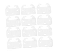Angoily 20pcs Large Plastic Rear Bottom Drawer Guides Crab-Shaped Slide Replacement Hardware for Cabinets Dressers Wardrobes White Stable Support and Secure Fit