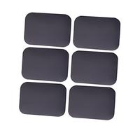 Angoily 20Pcs Magnetic Patch for Mobile Phone Mounting Kits Adhesive Plates for Easy Installation Devices with Backs Black Iron