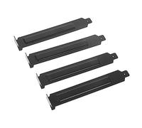 Angoily 20pcs Pci Slot Cover Black Stainless Steel Blanking Plates Full Profile Solid and Sturdy Pci L Blank Brackets for PC Computer Case Dustproof Cooling Ventilation