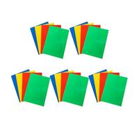 Angoily 20pcs Portable Non-Skid Writing Boards for Students and Lightweight Pp Material Assorted Colours Office and Studying Desk Writing Pads Random Color