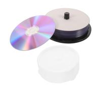 Angoily 20pcs Printable Recordable Disc Dvd R Media Pack with High Capacity and Long Term Data Protection Plastic Blank Audio Discs for Call Centers and Conference Backups