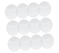 Angoily 20Pcs Round Badge Covers Transparent Button Badge Protectors for Trade Shows Parties Collections Display and Storage