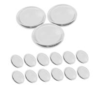 Angoily 20Pcs Silicone Eyelash Extension Pads 4Cm Large Round Reusable Silicone Lash Grafting Pallet for Professional Lash Extension Application and Volume Fan Holding