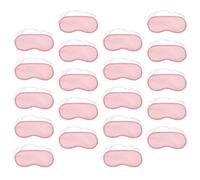 Angoily 20pcs Sleeping Eye Mask Blindfold Portable Lightweight Polyester Eye Covering with Simple Design Helps to Fall Asleep Faster for Travel and Car Ride