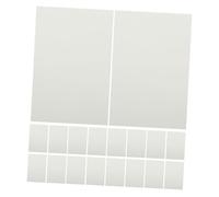Angoily 20pcs Sublimation Aluminum Plates Blank Heat Transfer Metal Sheets for DIY Photo Frames Picture Plaques Multipurpose Decorative Metal Sublimation Blanks