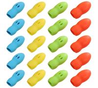 Angoily 20pcs Tooth Brush Cover Cap Toothbrush Head Covers Silicone Portable Dust Proof Protective Case with Lovely Cartoon Design for Travel and Business Trips Random Color