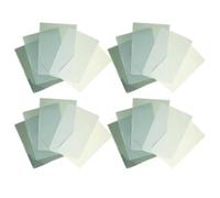 Angoily 20pcs Vertical File Organizer Gradient Color, Plastic L-Shaped Design, Sturdy Structure for Space Optimization, for Department-Level Deployment and Meeting Tables, Aesthetic Office