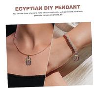 Angoily 20pcs Vintage Egyptian Scarab Beetle Charms Antique Style Pendants for DIY Jewelry Making Necklace Bracelet Accessories