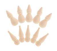 Angoily 20pcs Wooden Snowman Craft Dolls Unfinished DIY Peg Dolls for Christmas Decoration Durable Wooden Figurines for Painting Art Projects for Holiday Displays and Creative Expression