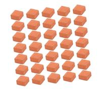 Angoily 210pcs Scale Miniature Red Bricks for Dollhouse Building Mini Building Bricks DIY Construction Micro Landscape Garden Accessories for Architectural Models and Office