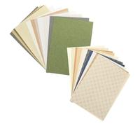 Angoily 23 Sheets Vintage Textured Scrapbook Paper for DIY Crafts Handmade Patterned Background for Planner Journal Handbook Decoration Easy to Fold and Cut