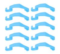 Angoily 24pcs Blue Plastic Wire Cage Clips for Small Animals Detachable Cage Door Latch Buckle Lock and Edge Securing Fasteners for DIY Assembly of Rabbit Hamster Enclosures Fit with