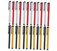 Angoily 24pcs Capacitive Stylus Pen Set for Tablets and Smartphones High Sensitivity Touch Screen Writing Pens in Black and Red for Artists and Note Takers