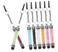 Angoily 24pcs Crystal Capacitive Stylus Touch Pen Handwriting Writing Tool for Phone Tablet Mixed Colors for Drawing and Note-taking Random Color