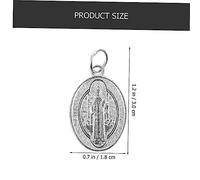 Angoily 24pcs DIY Bible Metal Charms Pendants for Jewelry Making Decorative Bible Shaped Hanging Accessories with Fine Texture and Bright Color for Craft Projects