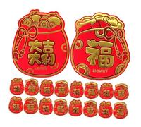 Angoily 24pcs Elegant Chinese Year Red Envelopes Random Styles Money Pouches for Spring Festival Lightweight Bring Luck and Prosperity for Gifting