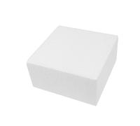 Angoily 24pcs Square Foam Cake Molds Blocks DIY Craft Practice Smooth Surface Baking Decoration Base for Wedding Centerpieces and Cake Display