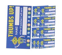 Angoily 250Pcs Cartoon Punch Cards Reward Incentive Paper Cards for Classroom Student Behavior Motivation Teacher Use