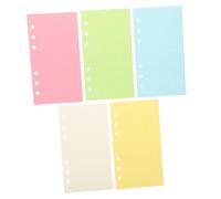 Angoily 250pcs Loose Leaf Filler Paper for Binder Refillable Journal Accessories with Thick Lined Pages in Vibrant Colors for School Notes and Scrapbooking Supplies