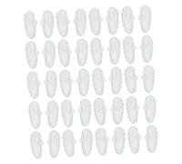 Angoily 25Pairs Comfortable Non Slip Silicone Nose Pads for Glasses Gentle Cushions to Pressure Durable Eyewear Accessories for Everyday Use